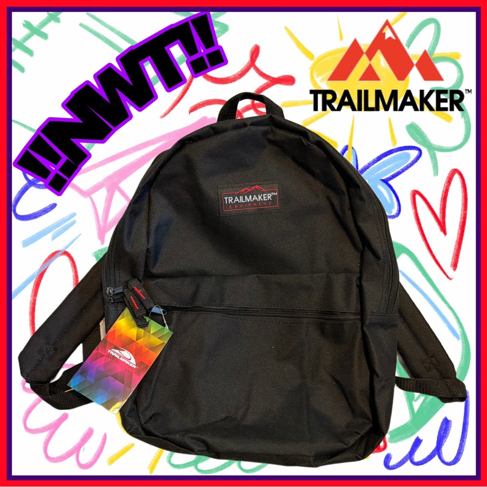 NWT TRAILMAKER black never used BACKPACK